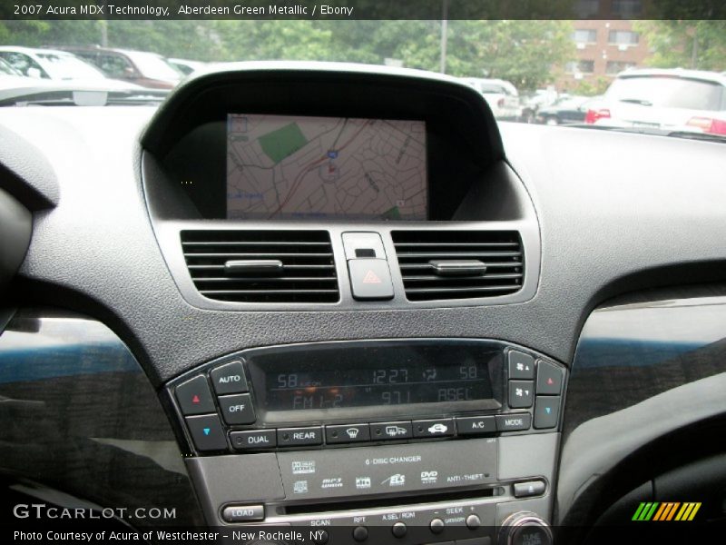 Aberdeen Green Metallic / Ebony 2007 Acura MDX Technology