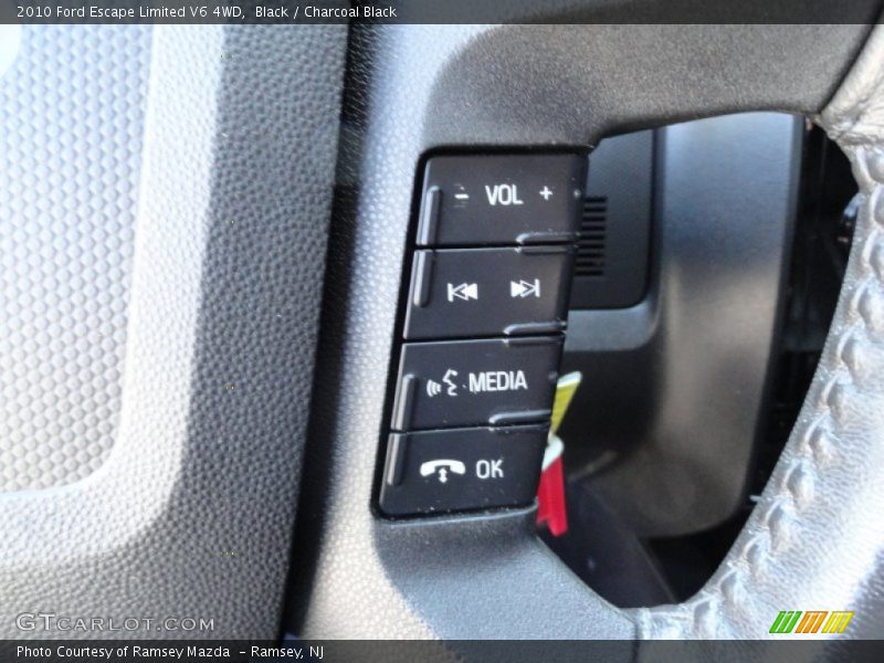 Black / Charcoal Black 2010 Ford Escape Limited V6 4WD