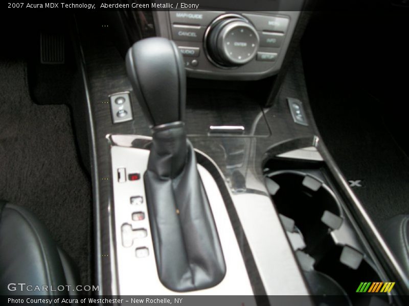 Aberdeen Green Metallic / Ebony 2007 Acura MDX Technology