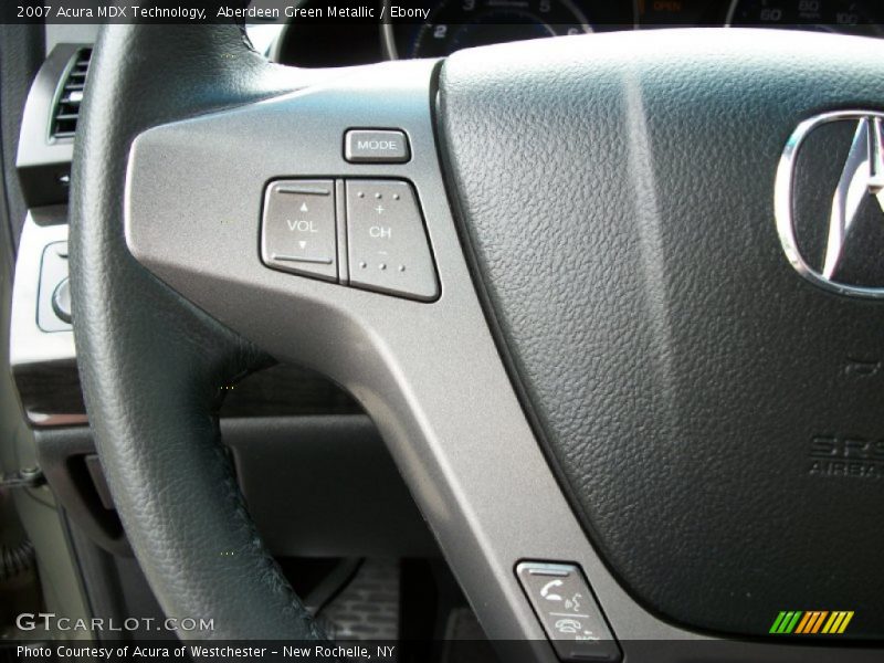 Aberdeen Green Metallic / Ebony 2007 Acura MDX Technology