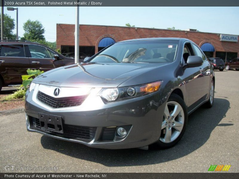 Polished Metal Metallic / Ebony 2009 Acura TSX Sedan