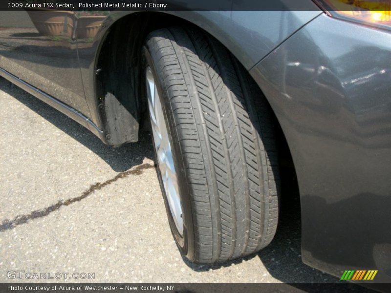 Polished Metal Metallic / Ebony 2009 Acura TSX Sedan