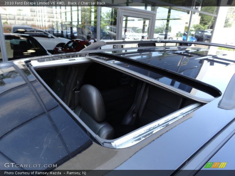 Black / Charcoal Black 2010 Ford Escape Limited V6 4WD