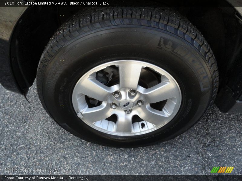 Black / Charcoal Black 2010 Ford Escape Limited V6 4WD