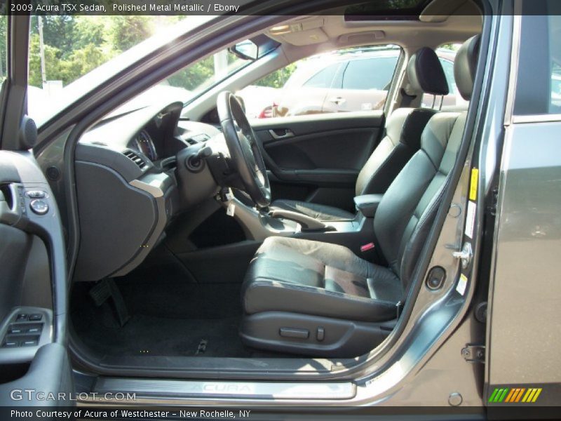 Polished Metal Metallic / Ebony 2009 Acura TSX Sedan