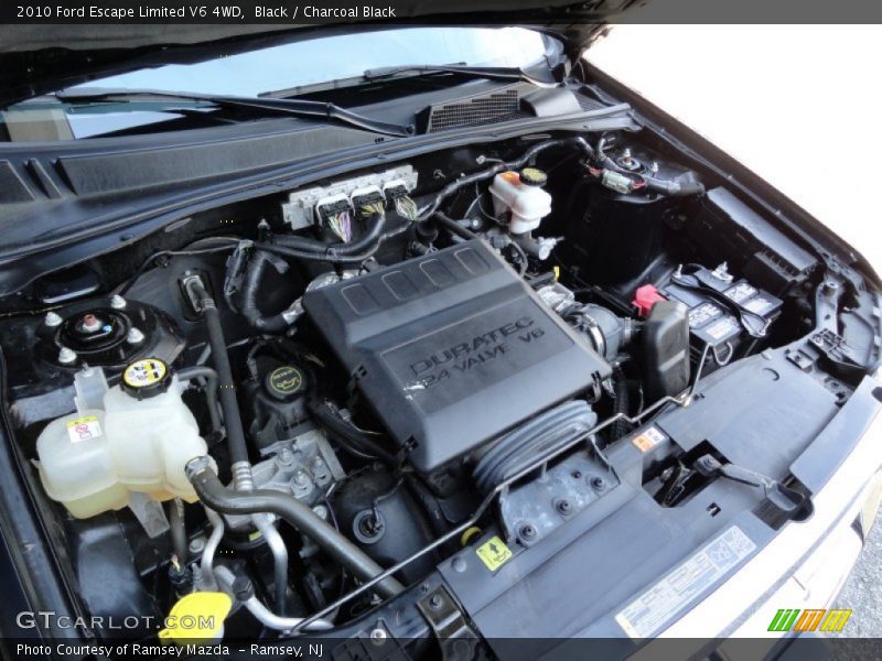Black / Charcoal Black 2010 Ford Escape Limited V6 4WD
