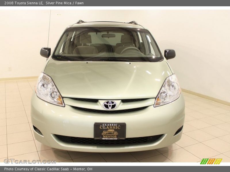 Silver Pine Mica / Fawn 2008 Toyota Sienna LE