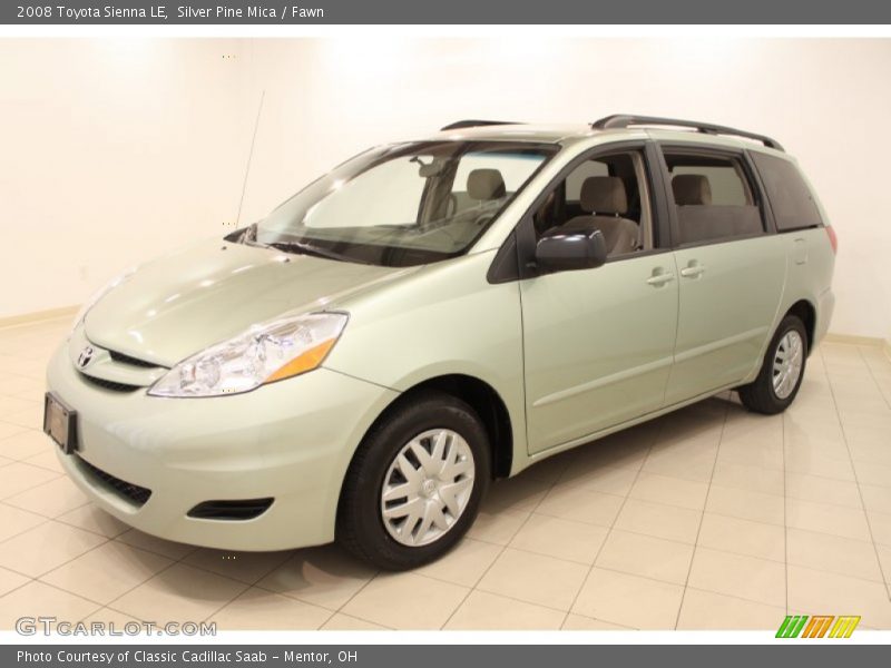 Silver Pine Mica / Fawn 2008 Toyota Sienna LE