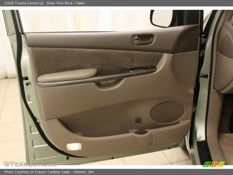 Silver Pine Mica / Fawn 2008 Toyota Sienna LE