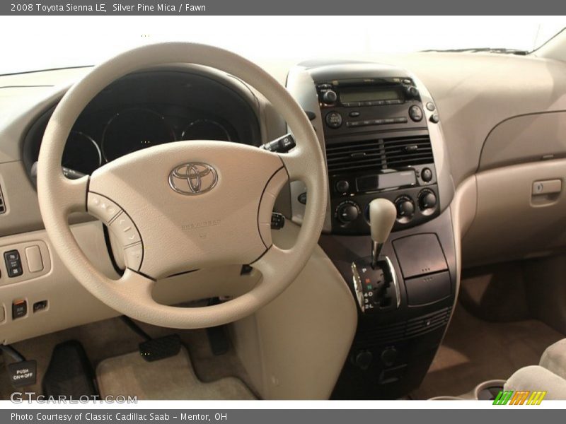 Silver Pine Mica / Fawn 2008 Toyota Sienna LE
