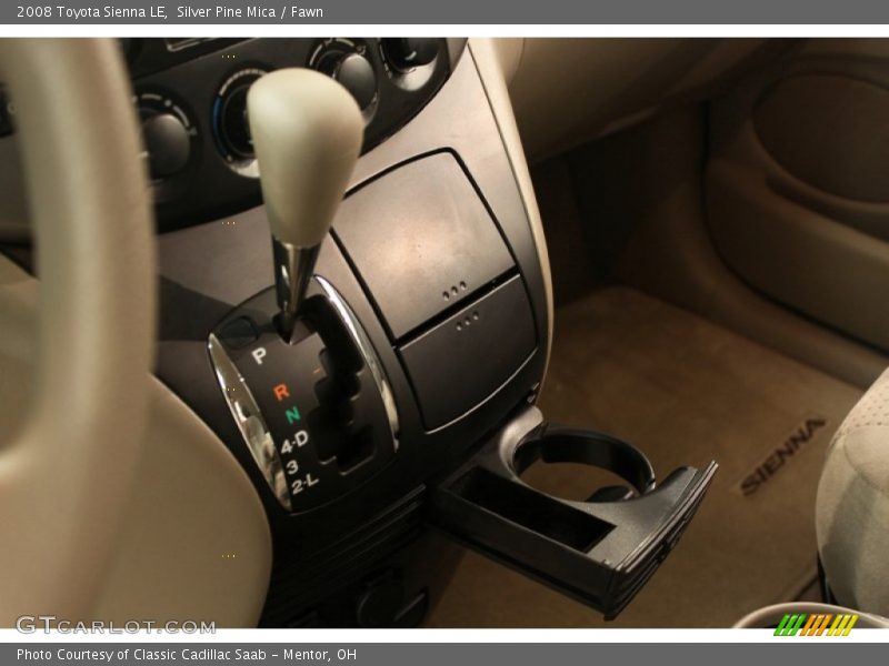 Silver Pine Mica / Fawn 2008 Toyota Sienna LE