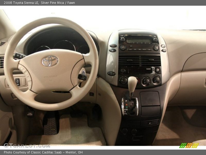 Silver Pine Mica / Fawn 2008 Toyota Sienna LE