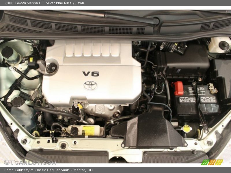 Silver Pine Mica / Fawn 2008 Toyota Sienna LE