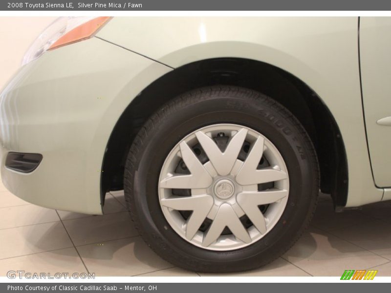 Silver Pine Mica / Fawn 2008 Toyota Sienna LE