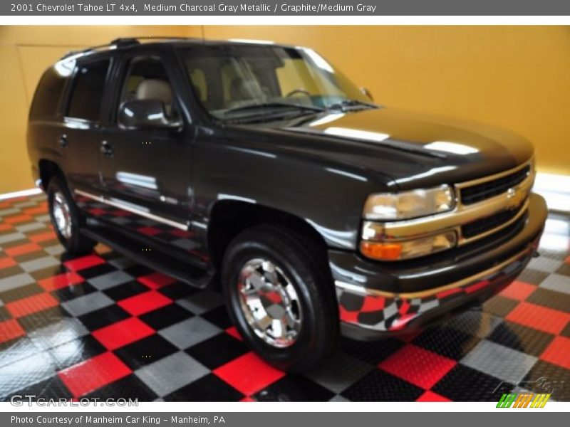 Medium Charcoal Gray Metallic / Graphite/Medium Gray 2001 Chevrolet Tahoe LT 4x4