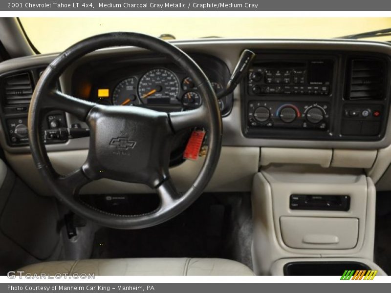 Medium Charcoal Gray Metallic / Graphite/Medium Gray 2001 Chevrolet Tahoe LT 4x4