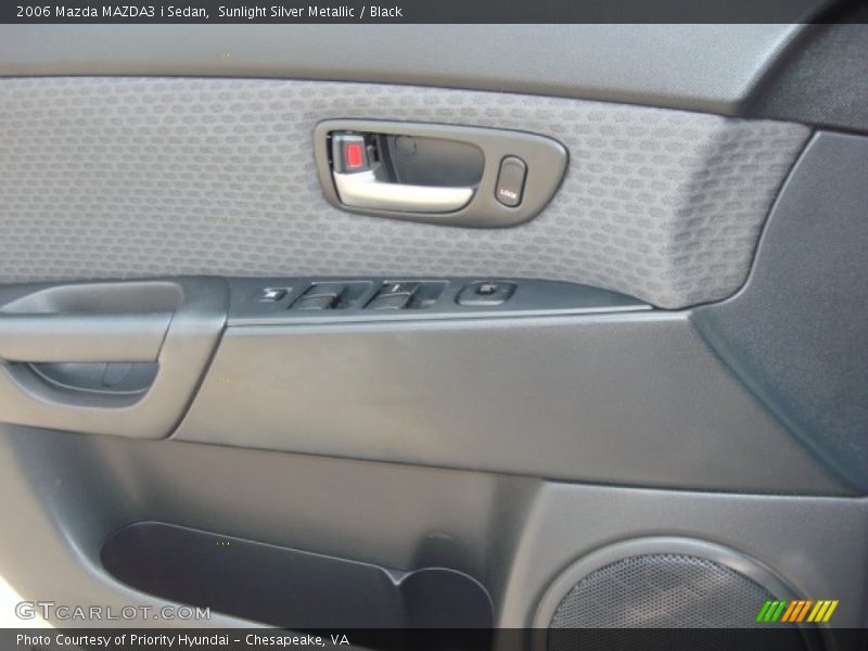 Sunlight Silver Metallic / Black 2006 Mazda MAZDA3 i Sedan