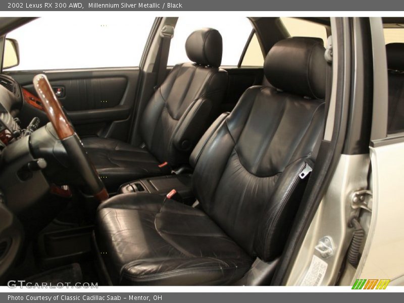 Millennium Silver Metallic / Black 2002 Lexus RX 300 AWD