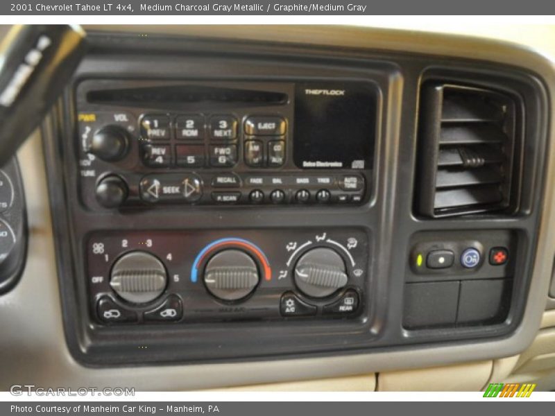 Medium Charcoal Gray Metallic / Graphite/Medium Gray 2001 Chevrolet Tahoe LT 4x4