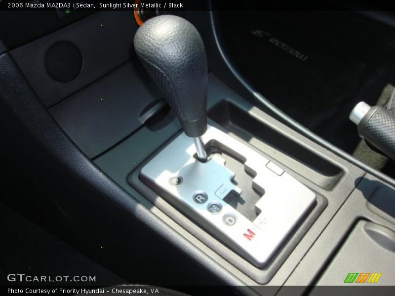 Sunlight Silver Metallic / Black 2006 Mazda MAZDA3 i Sedan