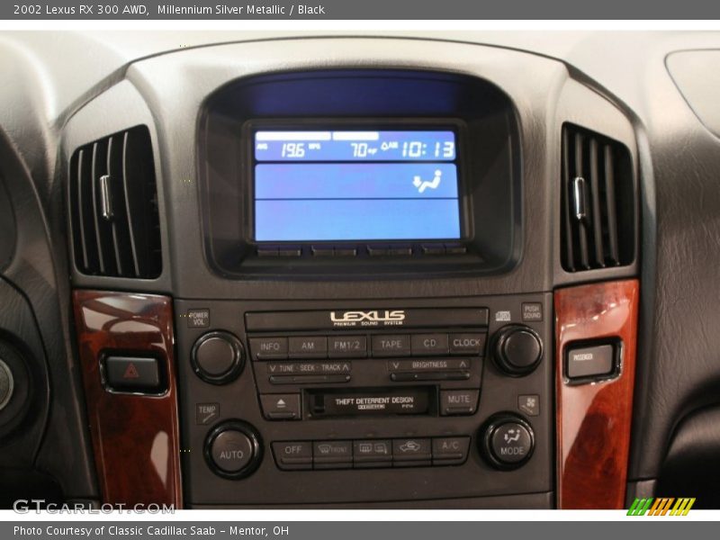 Millennium Silver Metallic / Black 2002 Lexus RX 300 AWD