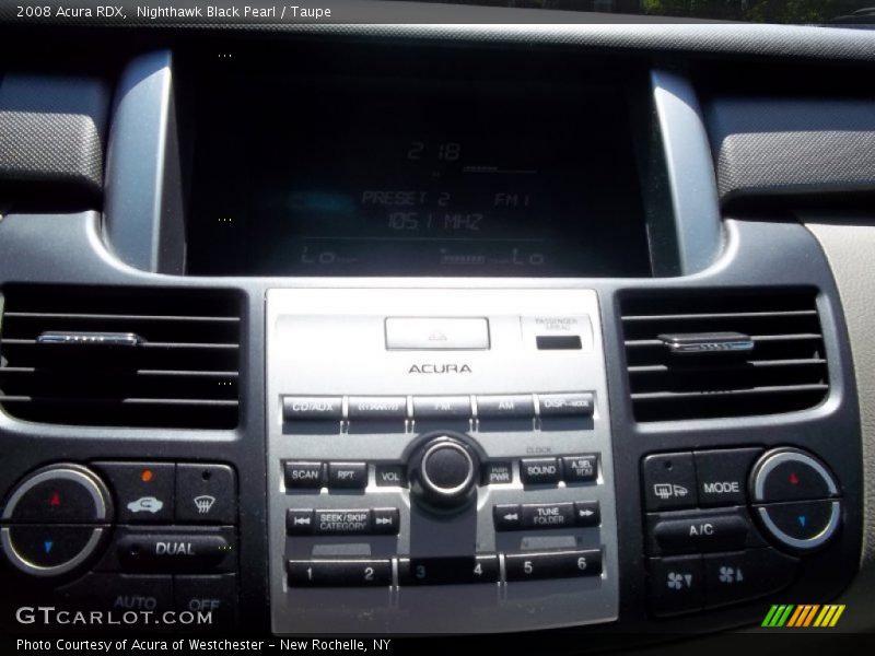 Nighthawk Black Pearl / Taupe 2008 Acura RDX