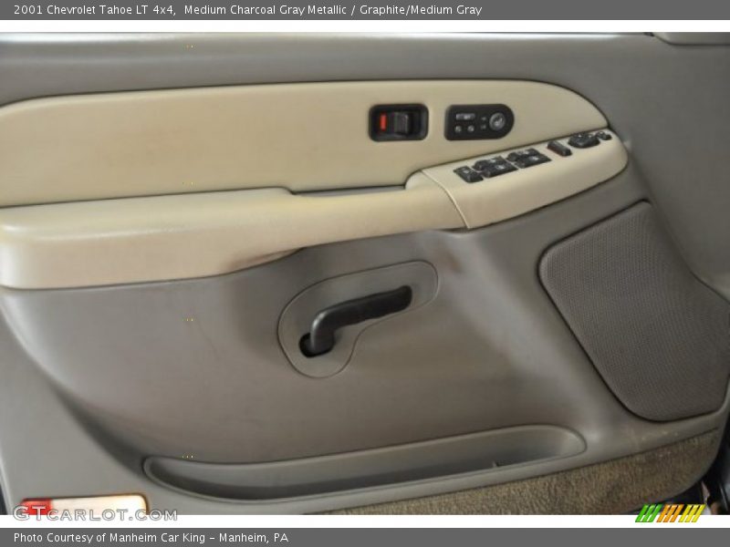 Medium Charcoal Gray Metallic / Graphite/Medium Gray 2001 Chevrolet Tahoe LT 4x4
