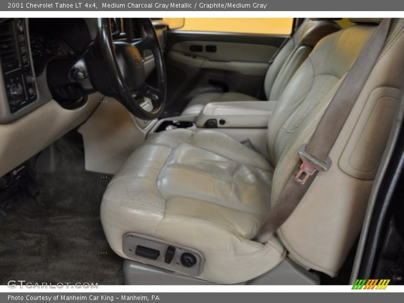 Medium Charcoal Gray Metallic / Graphite/Medium Gray 2001 Chevrolet Tahoe LT 4x4