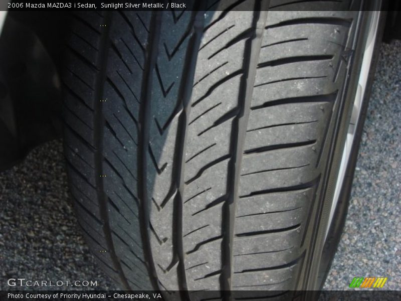 Sunlight Silver Metallic / Black 2006 Mazda MAZDA3 i Sedan