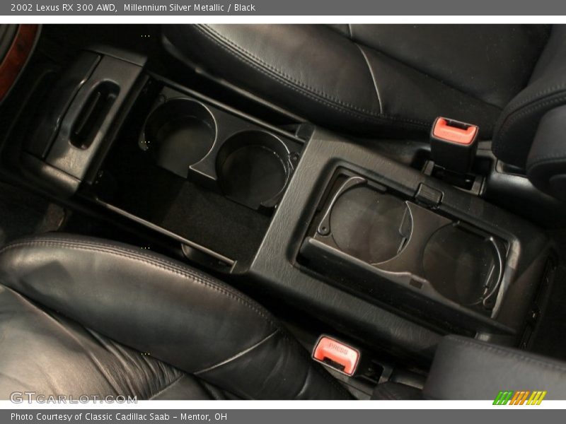 Millennium Silver Metallic / Black 2002 Lexus RX 300 AWD