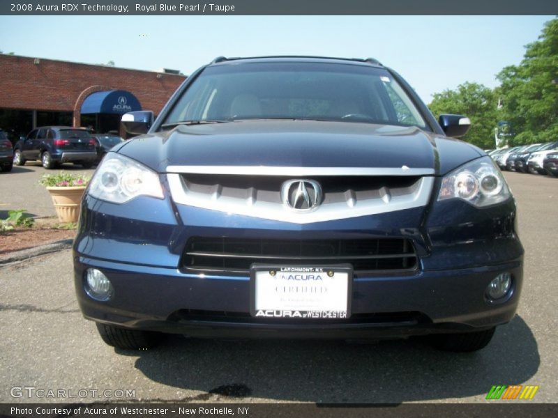 Royal Blue Pearl / Taupe 2008 Acura RDX Technology