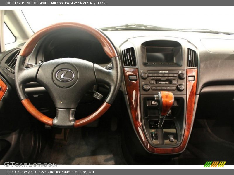 Millennium Silver Metallic / Black 2002 Lexus RX 300 AWD