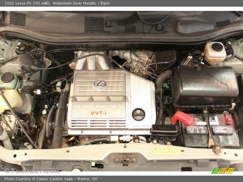 Millennium Silver Metallic / Black 2002 Lexus RX 300 AWD