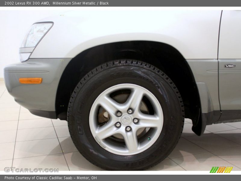 Millennium Silver Metallic / Black 2002 Lexus RX 300 AWD