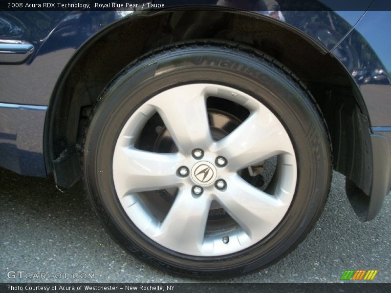 Royal Blue Pearl / Taupe 2008 Acura RDX Technology
