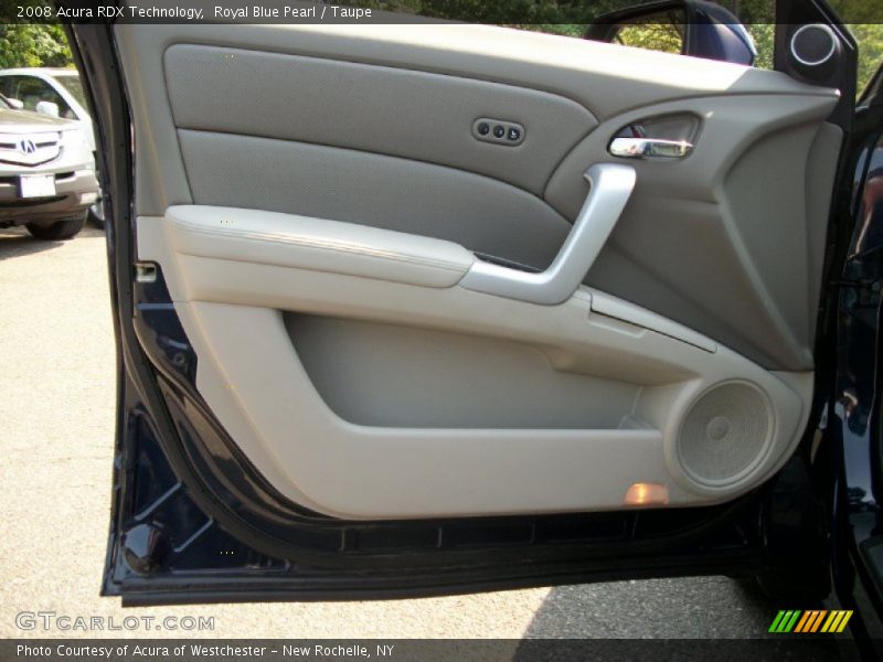 Royal Blue Pearl / Taupe 2008 Acura RDX Technology