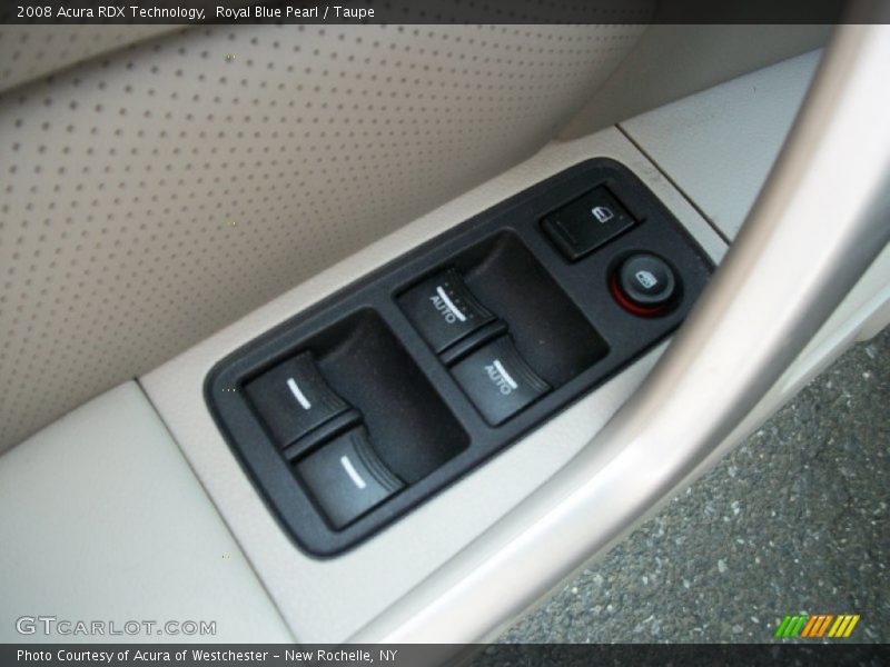 Royal Blue Pearl / Taupe 2008 Acura RDX Technology