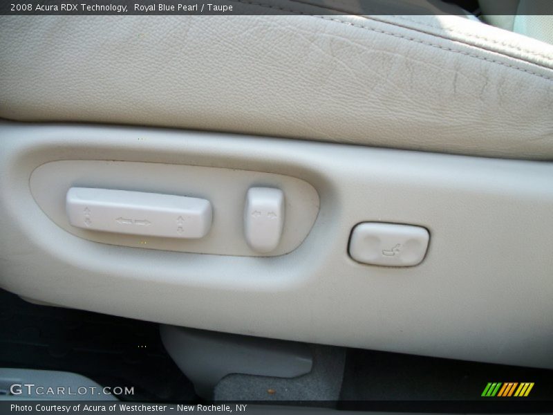Royal Blue Pearl / Taupe 2008 Acura RDX Technology