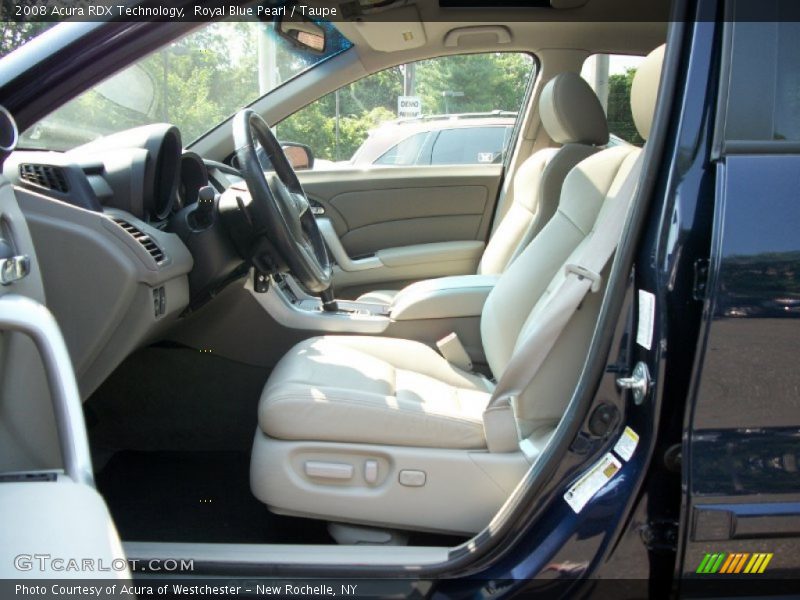Royal Blue Pearl / Taupe 2008 Acura RDX Technology