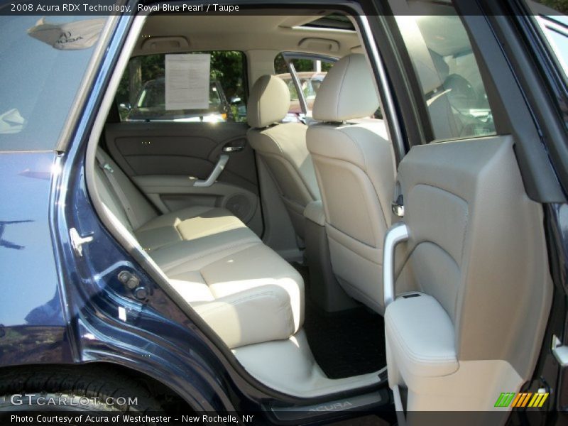 Royal Blue Pearl / Taupe 2008 Acura RDX Technology