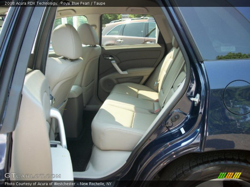 Royal Blue Pearl / Taupe 2008 Acura RDX Technology