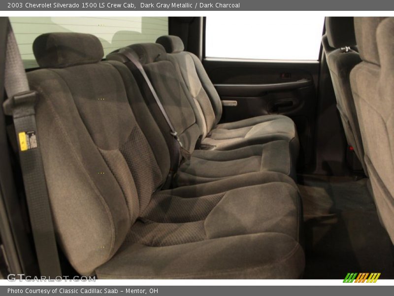 Dark Gray Metallic / Dark Charcoal 2003 Chevrolet Silverado 1500 LS Crew Cab