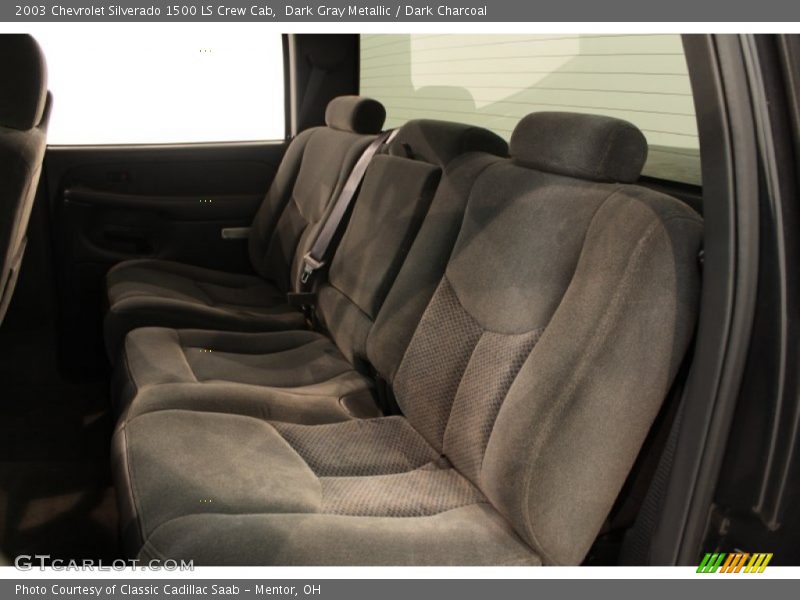 Dark Gray Metallic / Dark Charcoal 2003 Chevrolet Silverado 1500 LS Crew Cab