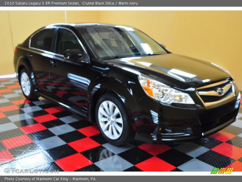 Crystal Black Silica / Warm Ivory 2010 Subaru Legacy 3.6R Premium Sedan