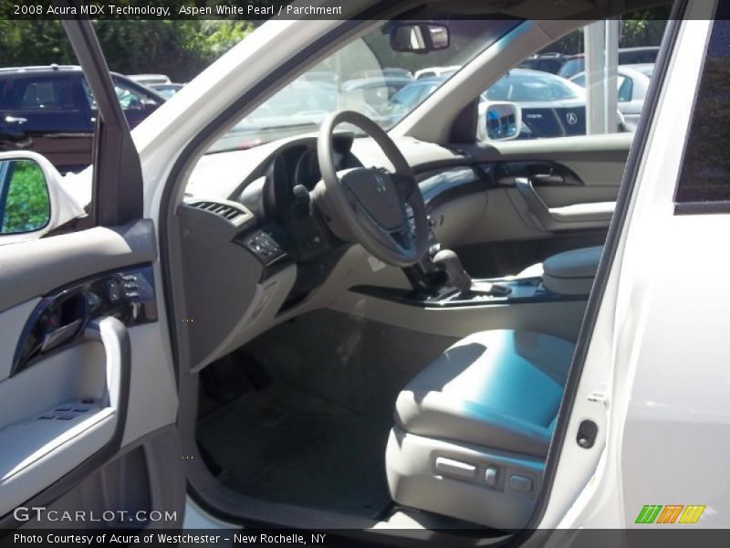 Aspen White Pearl / Parchment 2008 Acura MDX Technology