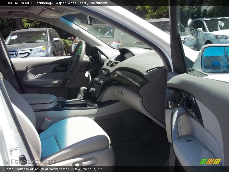 Aspen White Pearl / Parchment 2008 Acura MDX Technology