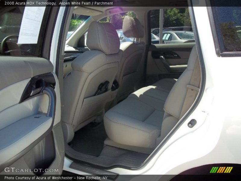 Aspen White Pearl / Parchment 2008 Acura MDX Technology