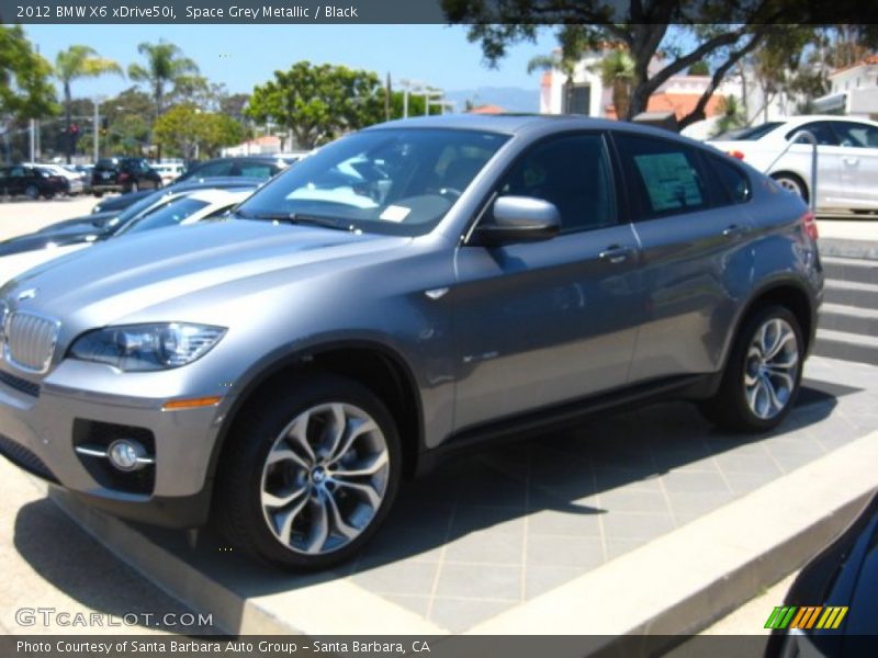Space Grey Metallic / Black 2012 BMW X6 xDrive50i