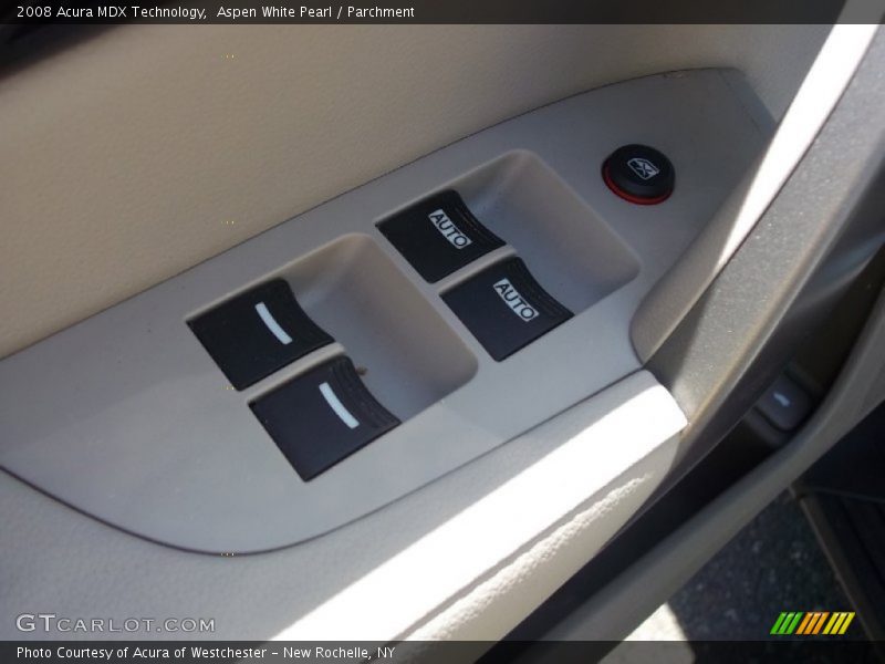 Aspen White Pearl / Parchment 2008 Acura MDX Technology