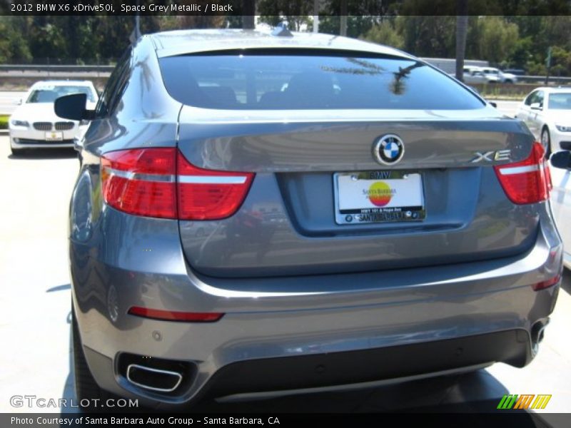 Space Grey Metallic / Black 2012 BMW X6 xDrive50i